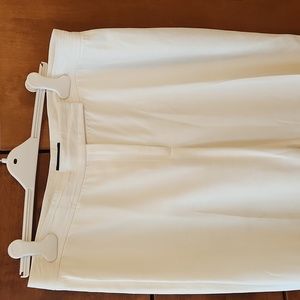 Women white linen pants